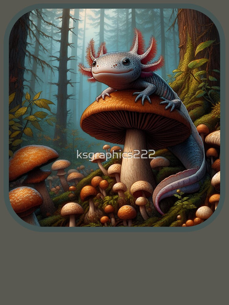 Axolotl Art #47 | Axolotl Lovers by ksgraphics222