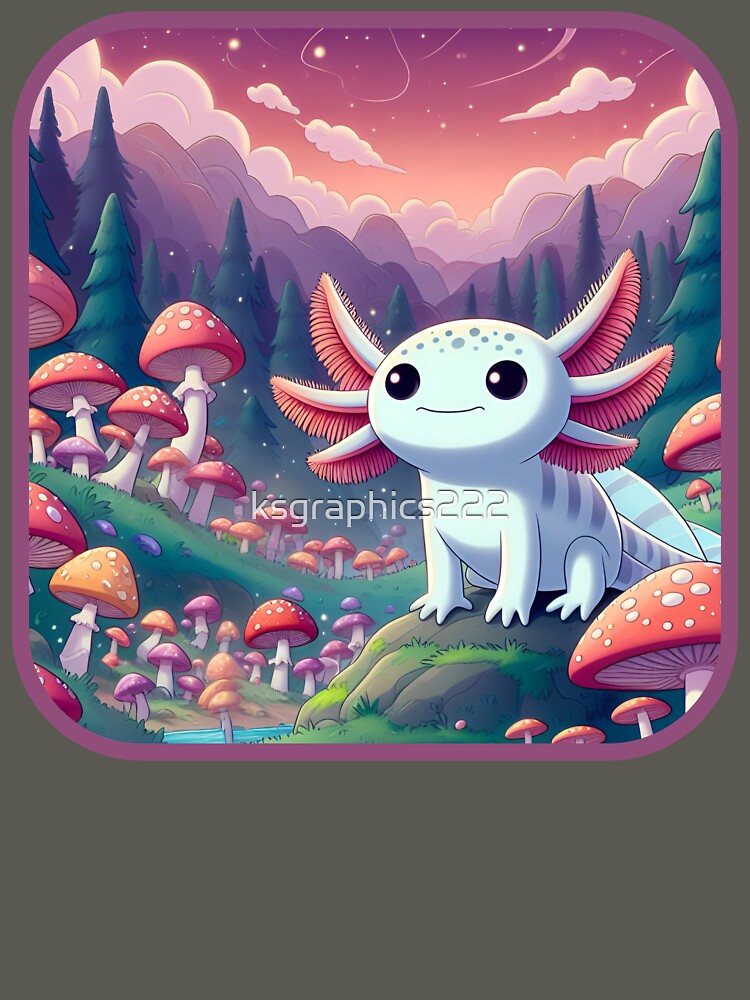 Axolotl Art #51 | Axolotl Lovers by ksgraphics222