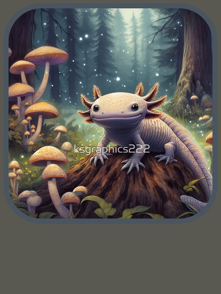 Axolotl Art #39 | Axolotl Lovers by ksgraphics222