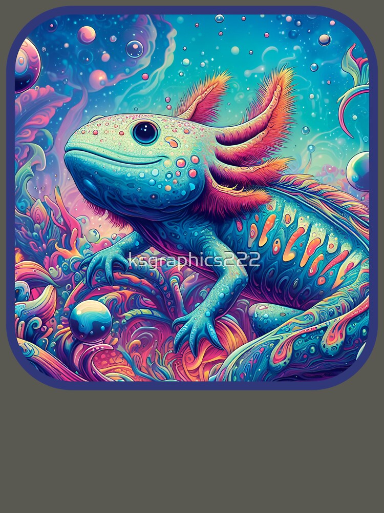 Axolotl Art #26 | Axolotl Lovers by ksgraphics222