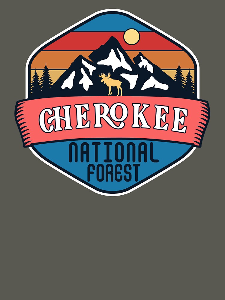 Cherokee National Forest by Road-tees