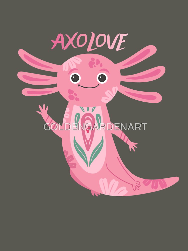 AXOLOTL by GOLDENGARDENART