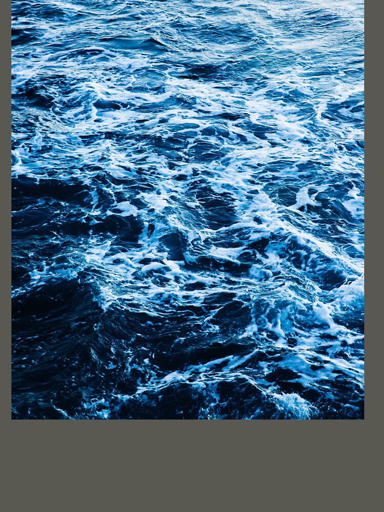 Blue Ocean Waves, Sea Photography by Raminovitch
