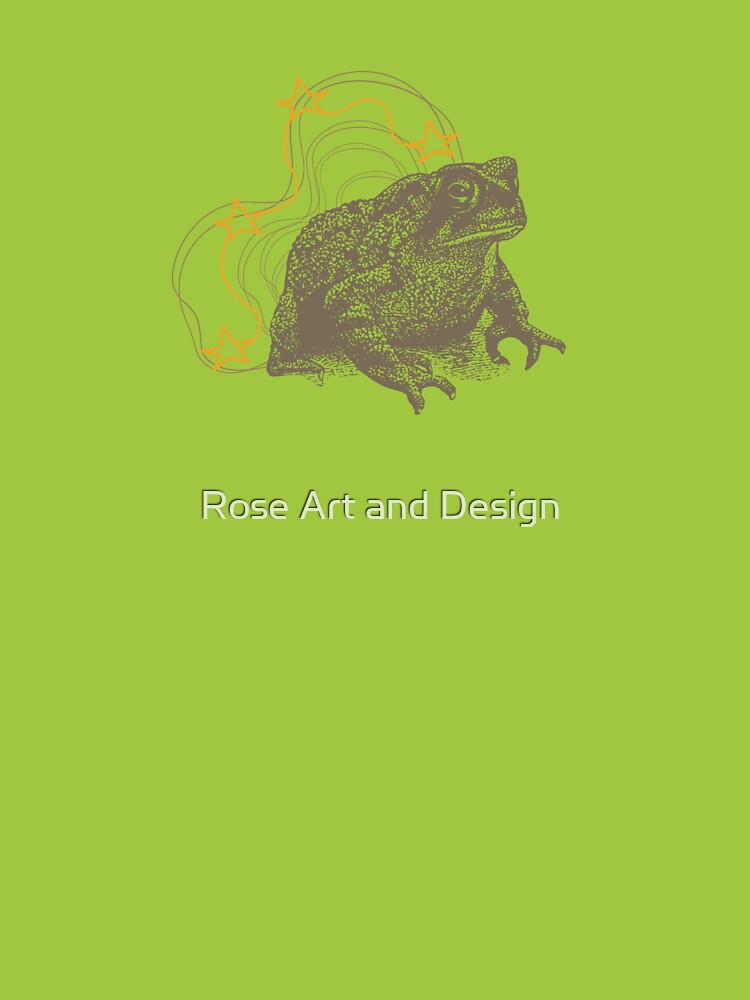 frog & stars by Rose Art and Design
