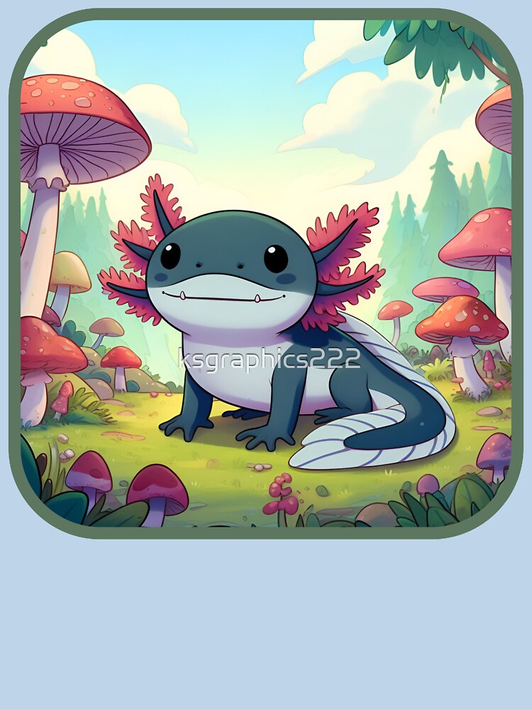 Axolotl Art #41 | Axolotl Lovers by ksgraphics222