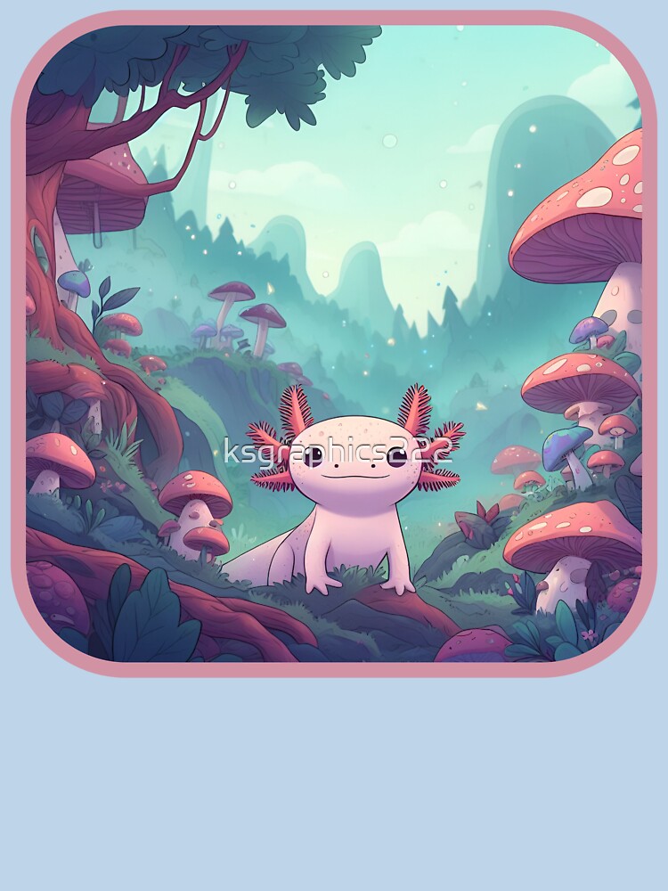 Axolotl Art #52 | Axolotl Lovers by ksgraphics222