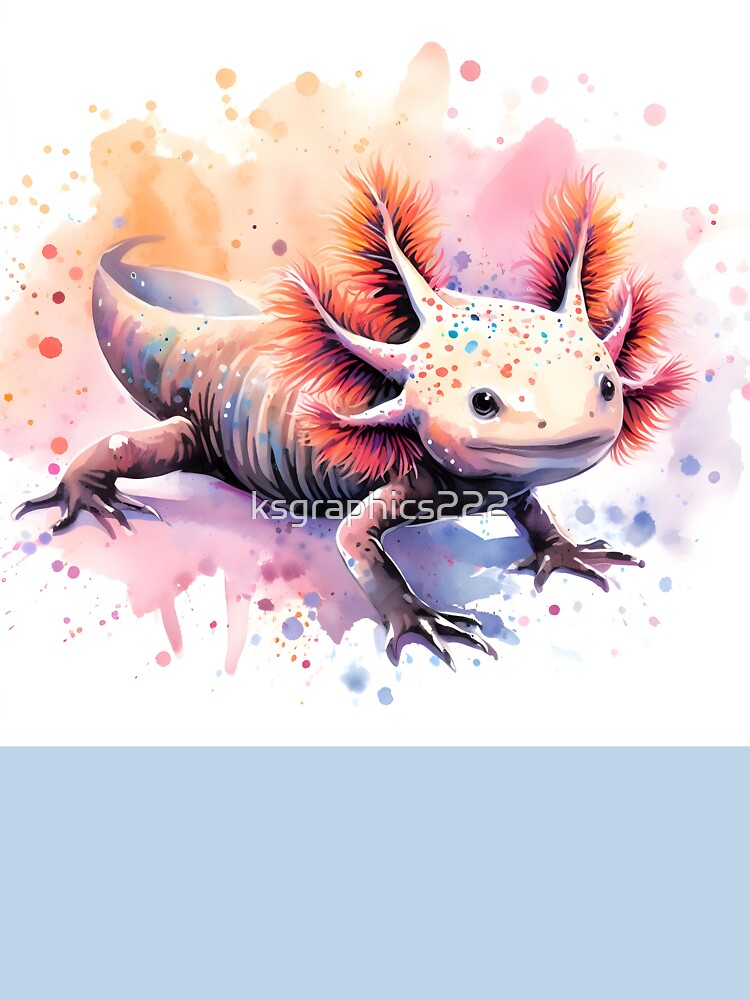 Axolotl Art #4 | Axolotl Lovers by ksgraphics222