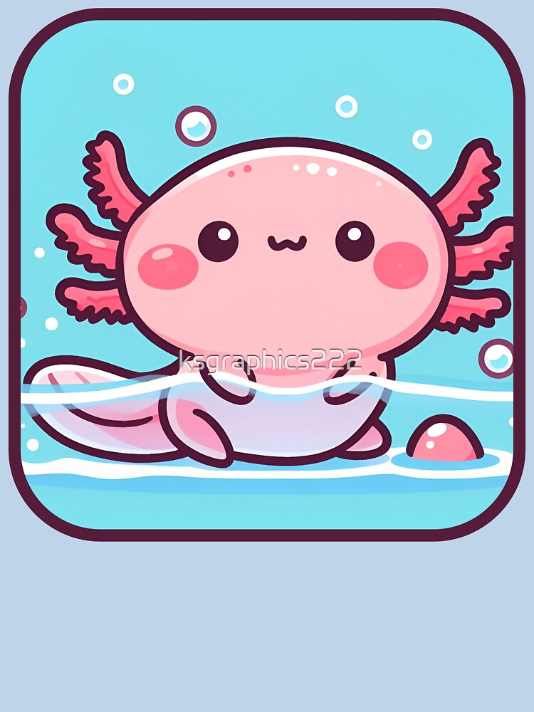 Axolotl Art #27 | Axolotl Lovers by ksgraphics222