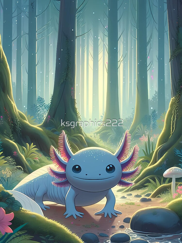 Axolotl Art #70 | Axolotl Lovers by ksgraphics222