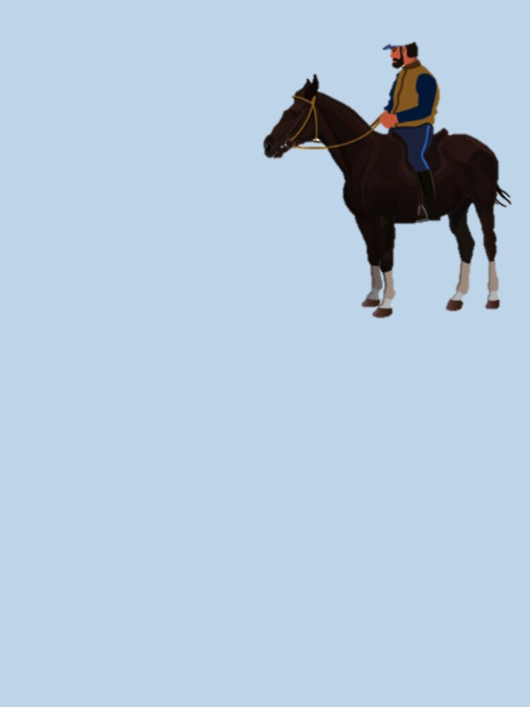 Illustration of a Horse With a Rider by NoxLand