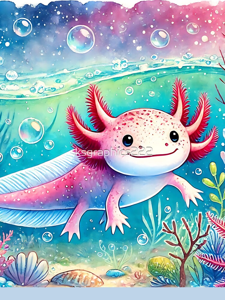 Axolotl Art #176 | Axolotl Lovers by ksgraphics222