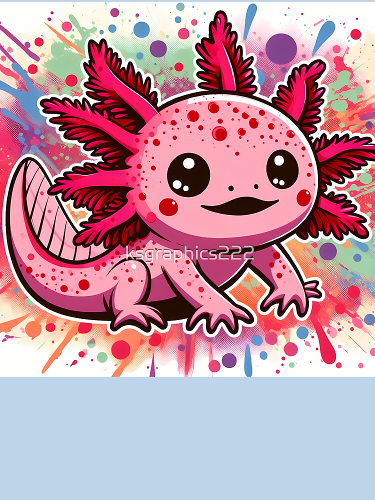 Axolotl Art #78 | Axolotl Lovers by ksgraphics222