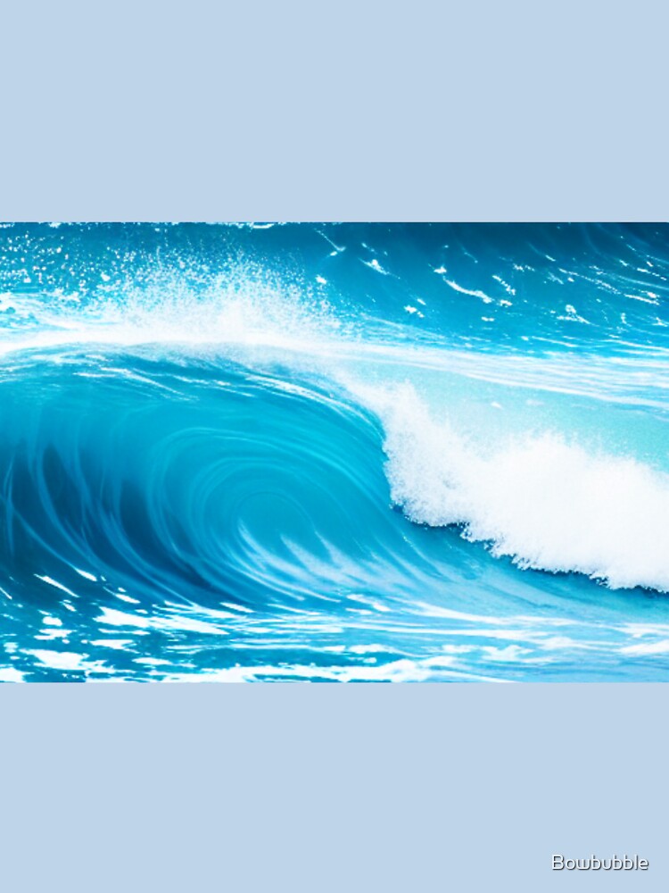 Beautiful Blue Ocean Artwork: A Perfect Addition to Any Home. by Bowbubble