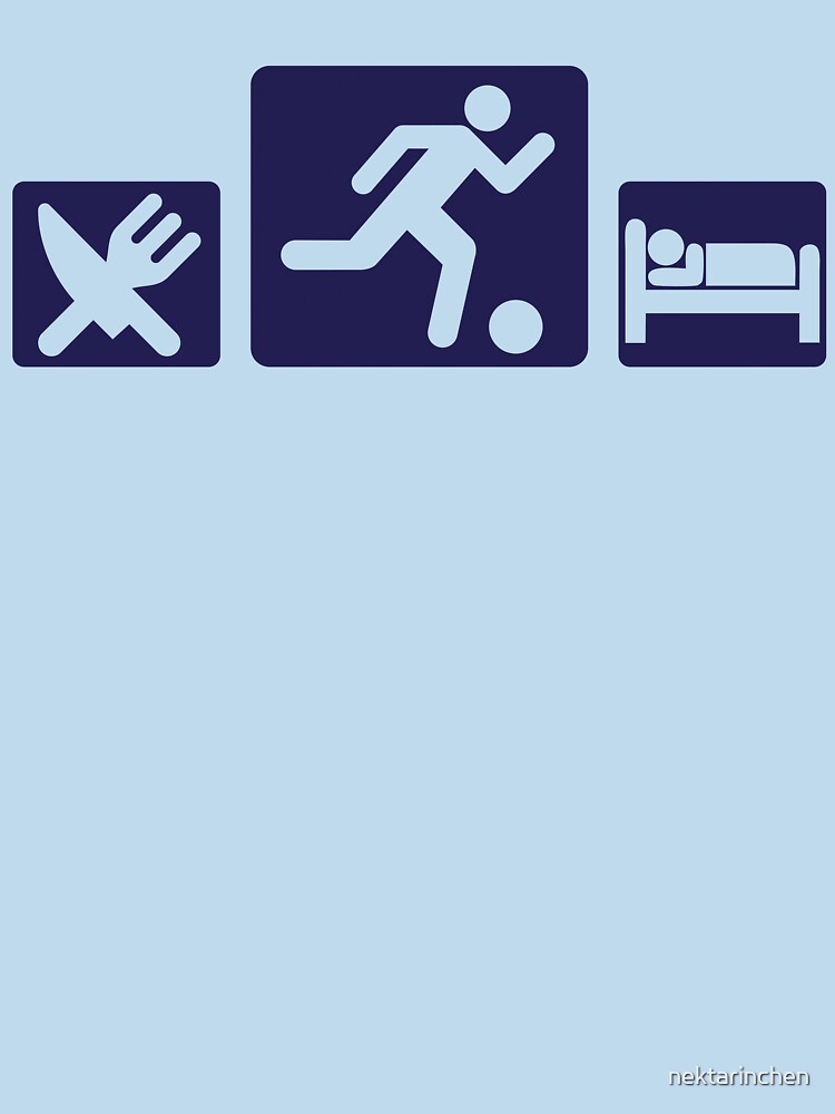 Eat, play, sleep - Football, Soccer by nektarinchen