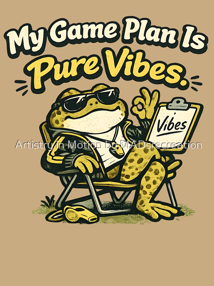 My Game Plan Is Pure Vibes – Zen Coach Toad Funny Soccer Coach Illustration by  Artistry in Motion by MADsrecreation