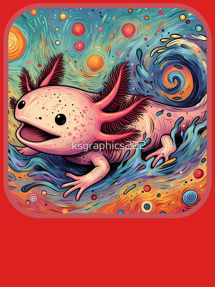 Axolotl Art #58 | Axolotl Lovers by ksgraphics222