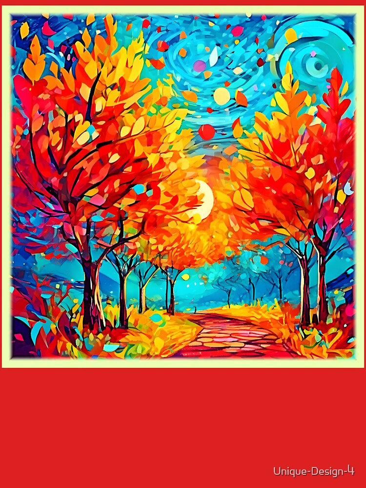 Vibrant Forest Path to the Moon by Health And Fitness Posts e-Store