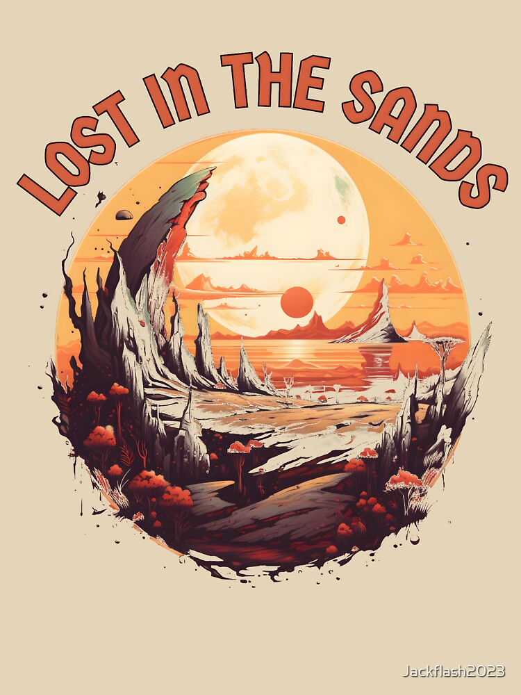 Desert landscape "Lost in the sands" by Jackflash2023