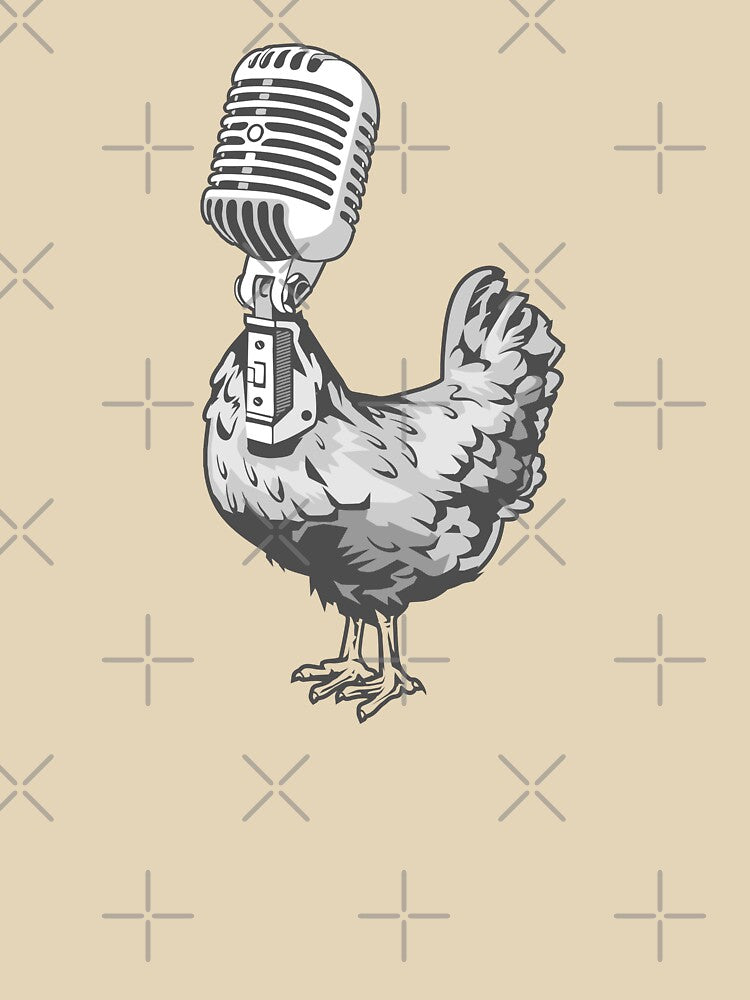 Chicken Microphone by VibrantGifts
