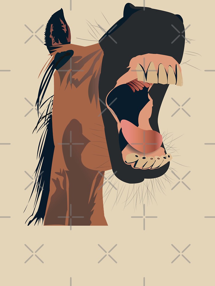 Neighing Horse by KCPetPortraits
