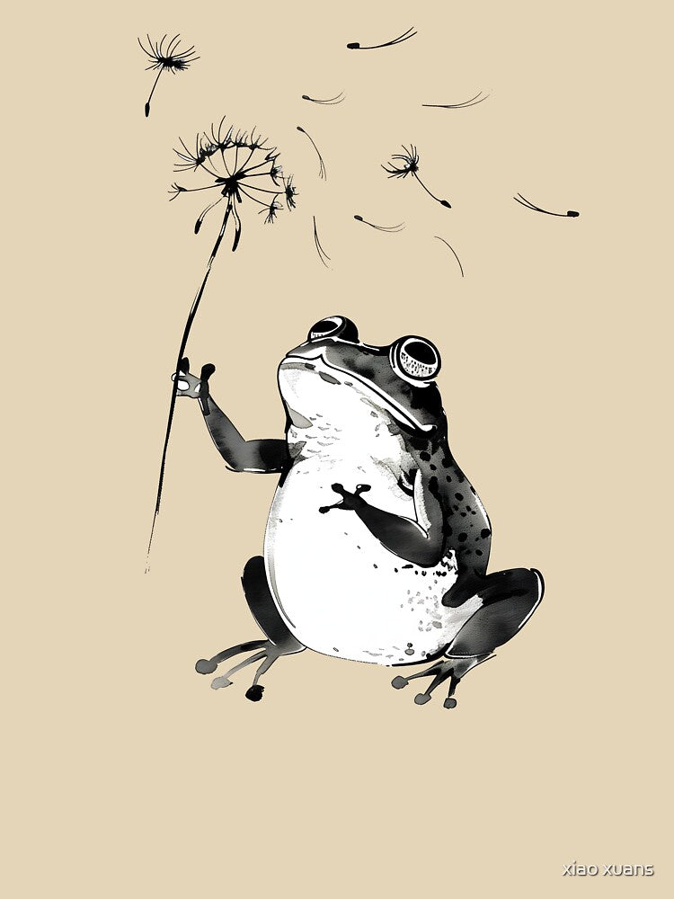 Dandelion Frog by xiao xuans