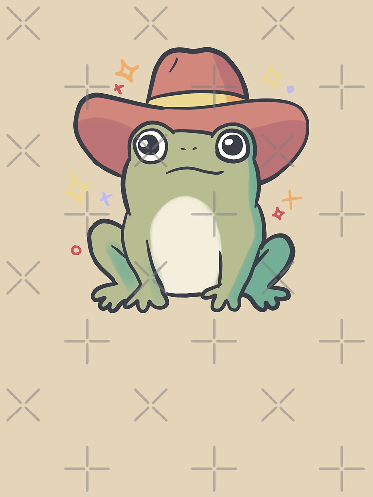 Cowboy frog illustration by Artofmayara