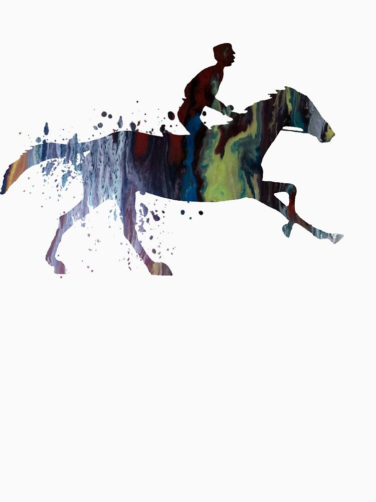 Watercolor horse by TheJollyMarten