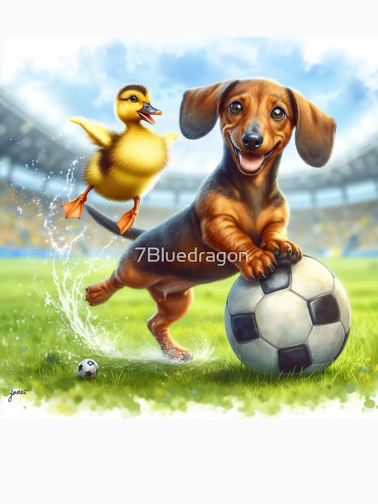 cute dog soccer by 7Bluedragon (Jane art collection)