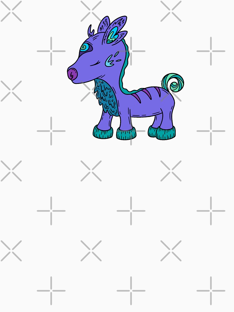 Magical Blue Horse by klaidelic