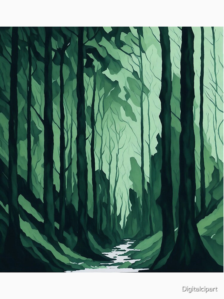Green forest dark color by Digitalcipart