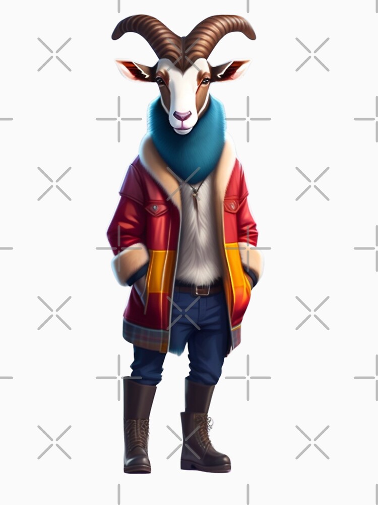 Hipster Goat V21 by HipsterAnimals