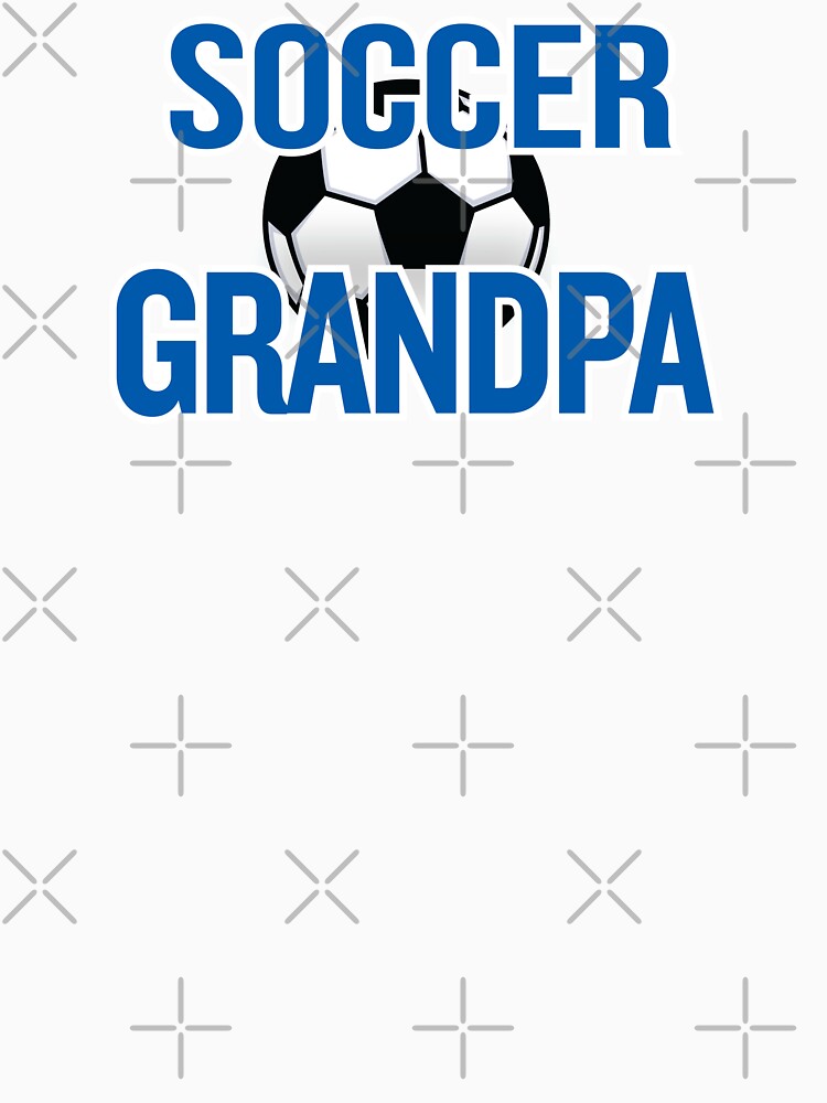 'Soccer Grandpa' (White) by The Button Gal