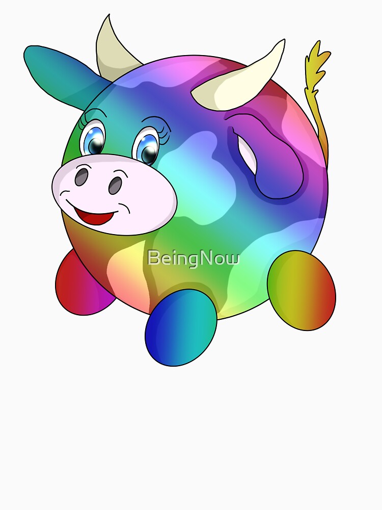 rainbow pride cow by BeingNow
