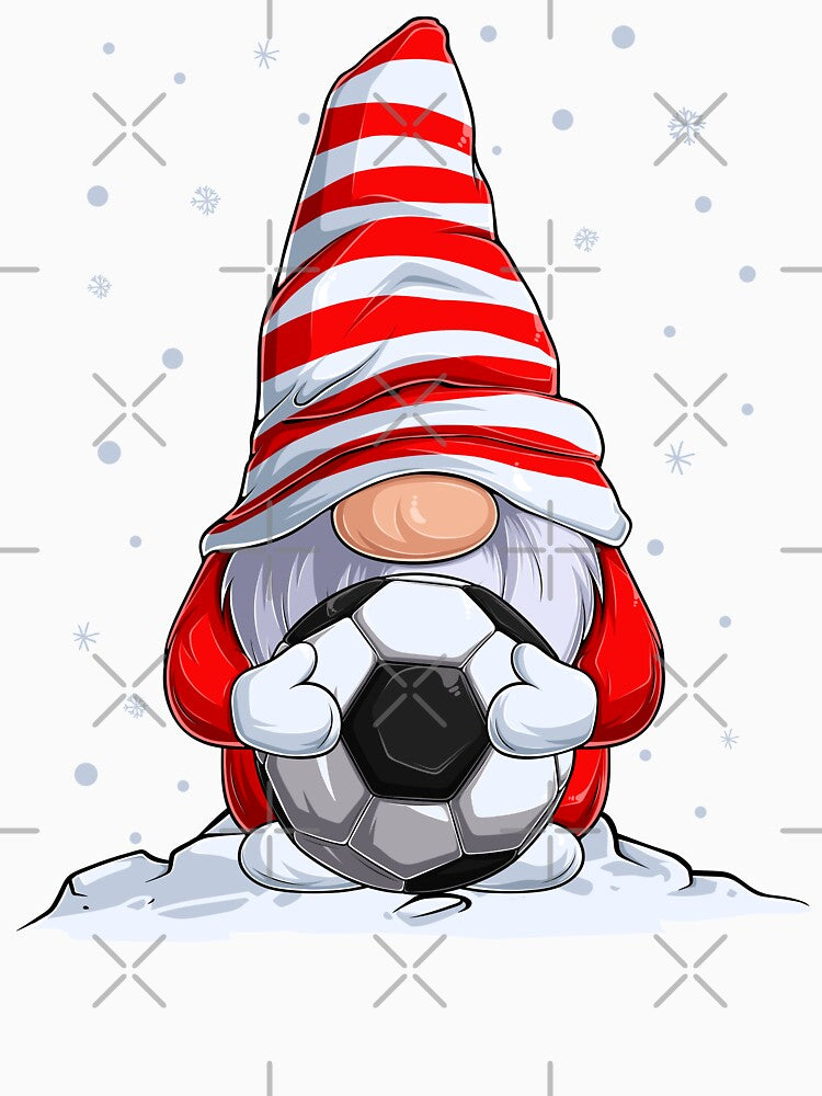 Soccer Christmas Gnome Family Pajamas for Football Lovers by grinta2021