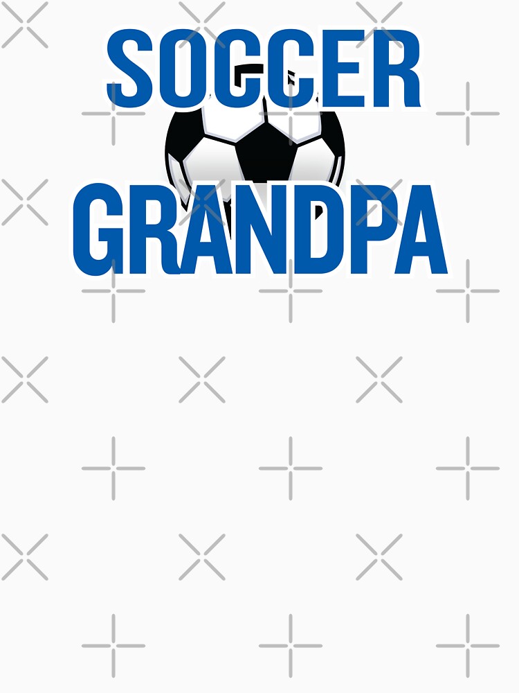 'Soccer Grandpa' (Black) by The Button Gal