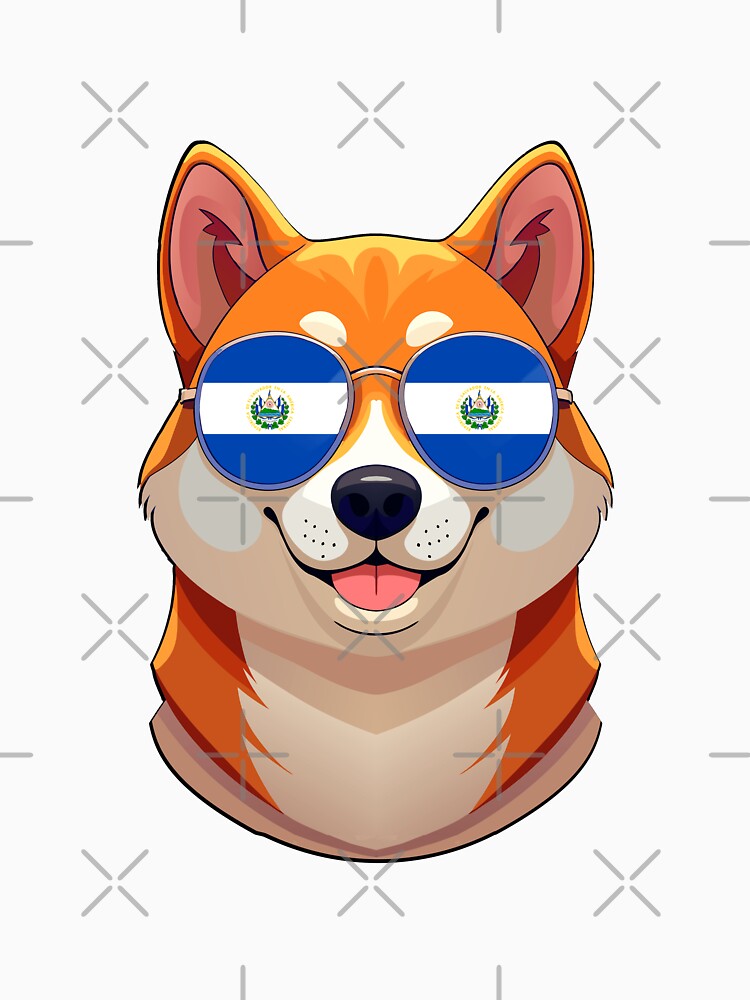 Vintage Patriotic Shiba Inu Guanaco Flag by DreamBrushy