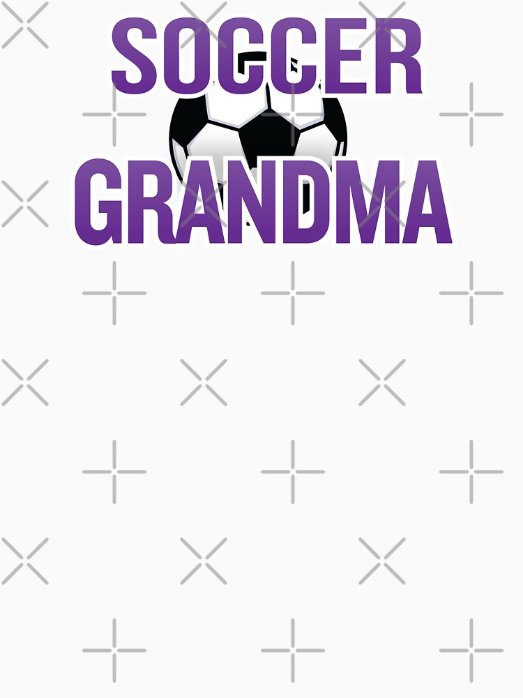 'Soccer Grandma' (White) by The Button Gal