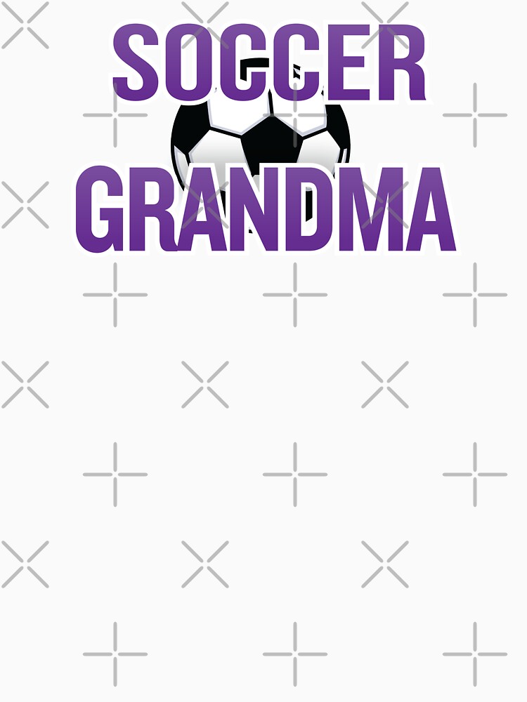'Soccer Grandma' (Black) by The Button Gal