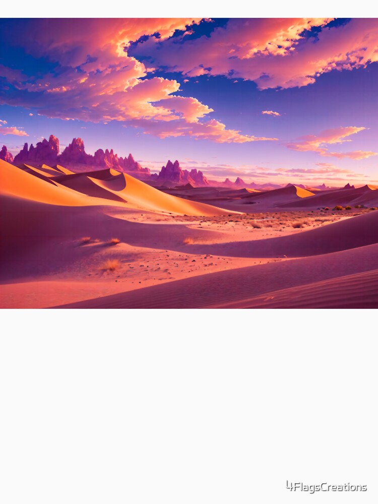 Pink Desert Outrun Vibes by 4FlagsCreations