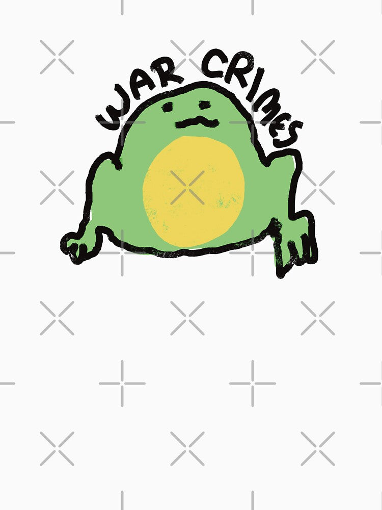War Crimes Frog by JadasArtDesigns
