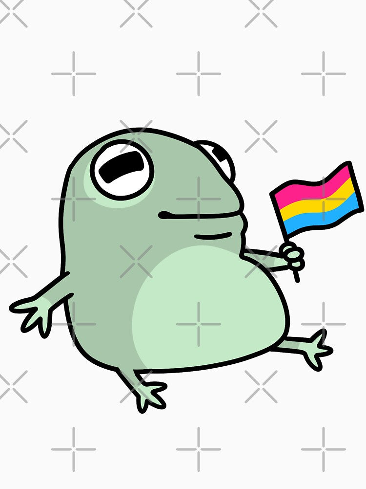 Frog with Pan Flag [OLD] by spadesir