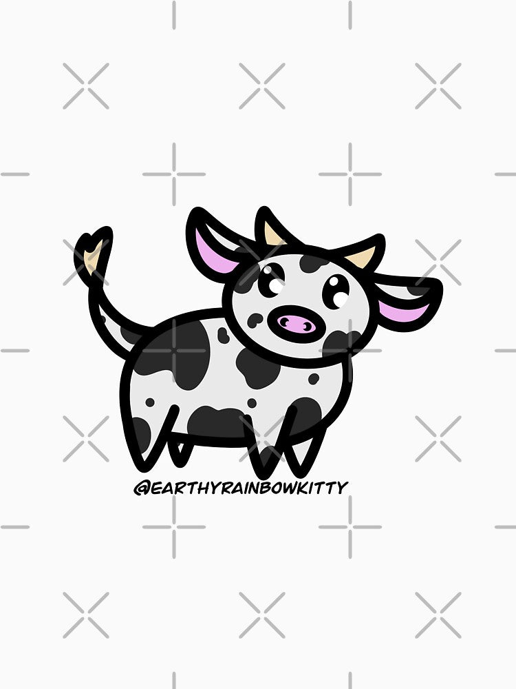 MooMoo the Classic cow by Cosmic Kitty Colors