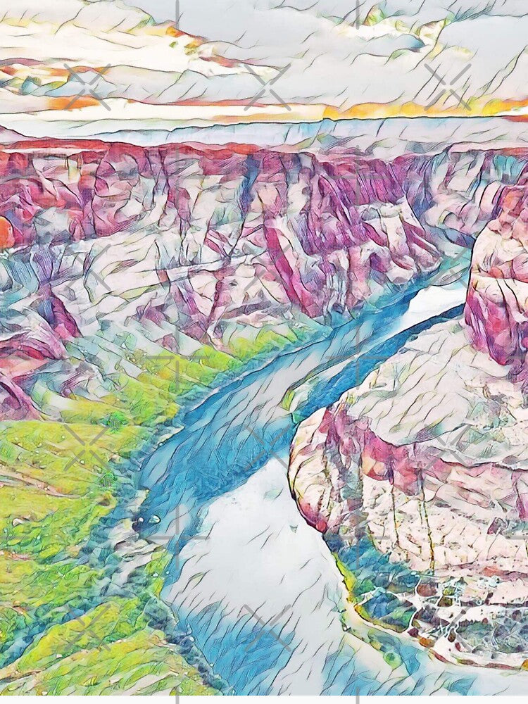 GALATHI Horseshoe River Bend - Mountain by Galathi Designs