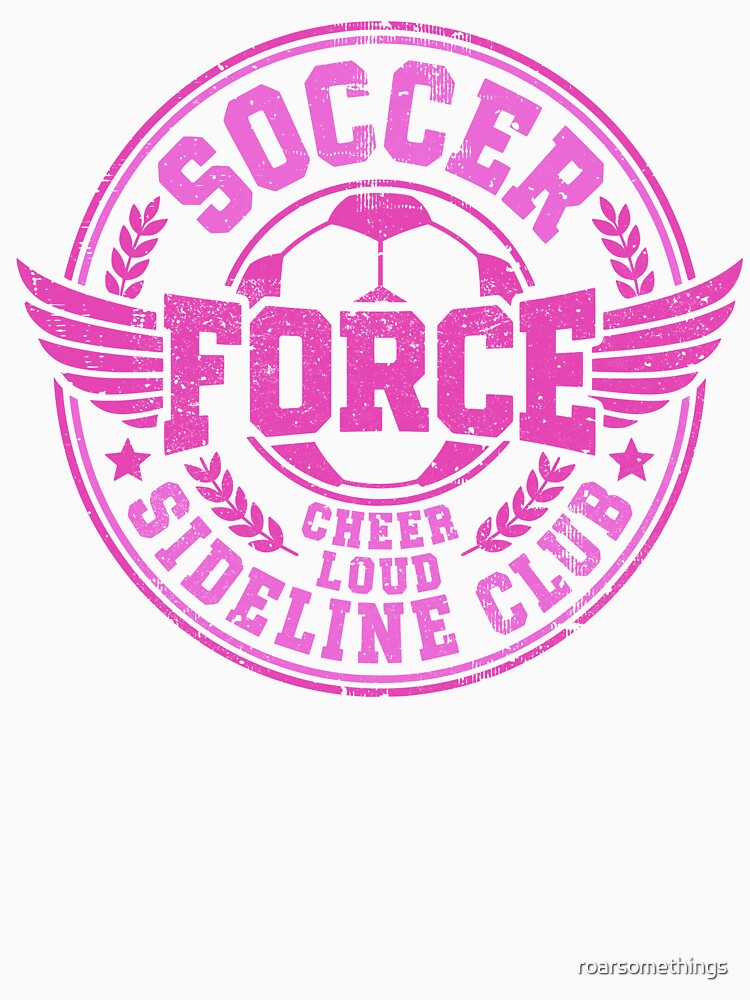 Womens Soccer Retro Distressed Crest For Sideline Supporters by roarsomethings