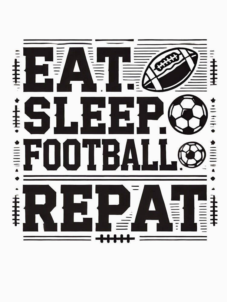 Game Day-Soccer & American Football Fan Design by Brainy Bites19