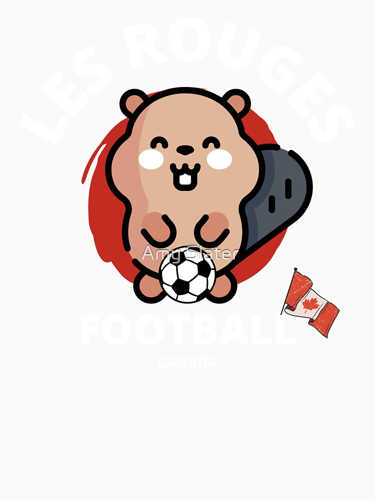Les Rouges-Canada Team Jersey-Retro Style-Kids Soccer-2022 Qatar-CANMNT-CANWNT by SighFly52