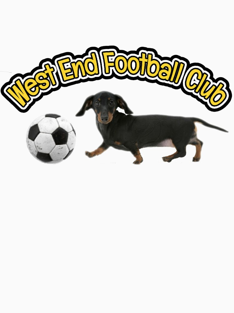 West End Football Club sausage dog design by West End FC