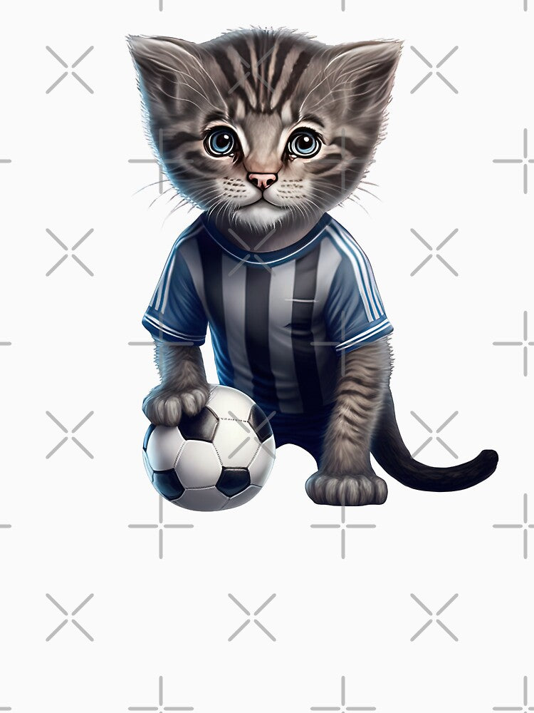 Football cat by AnimalArtPhotos