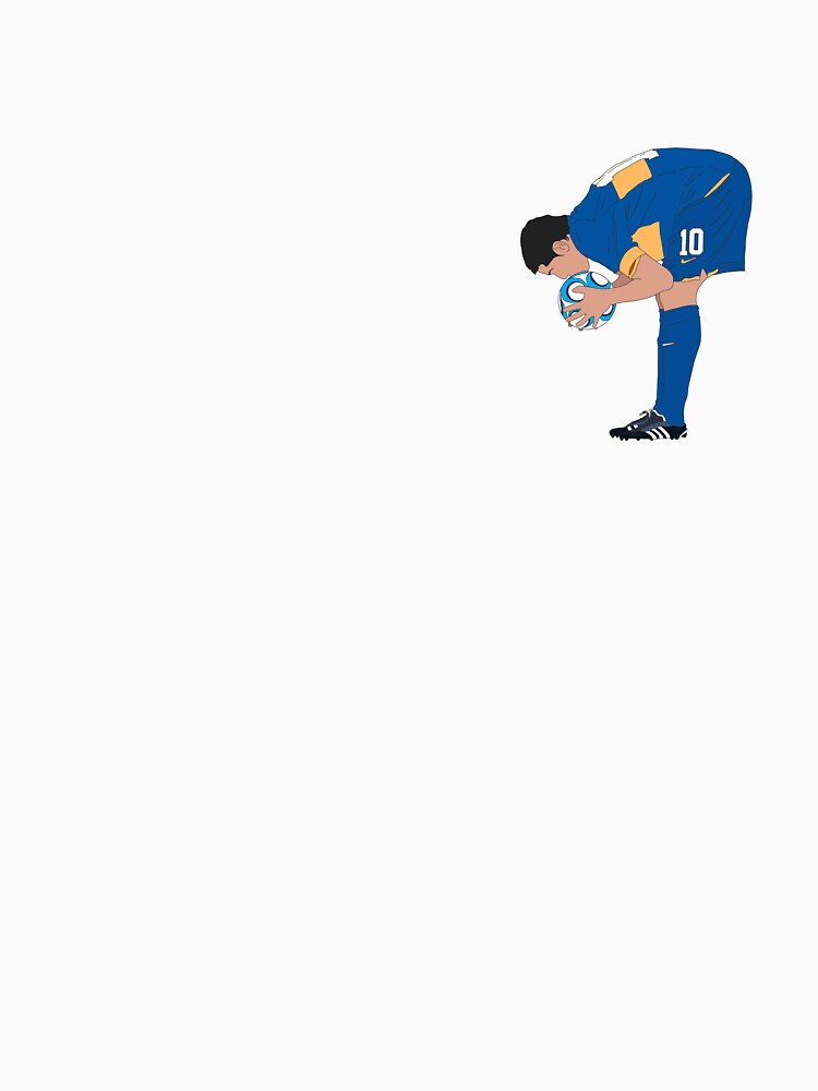 Riquelme Juan Roman Boca Juniors Retro Football Argentina by Ani