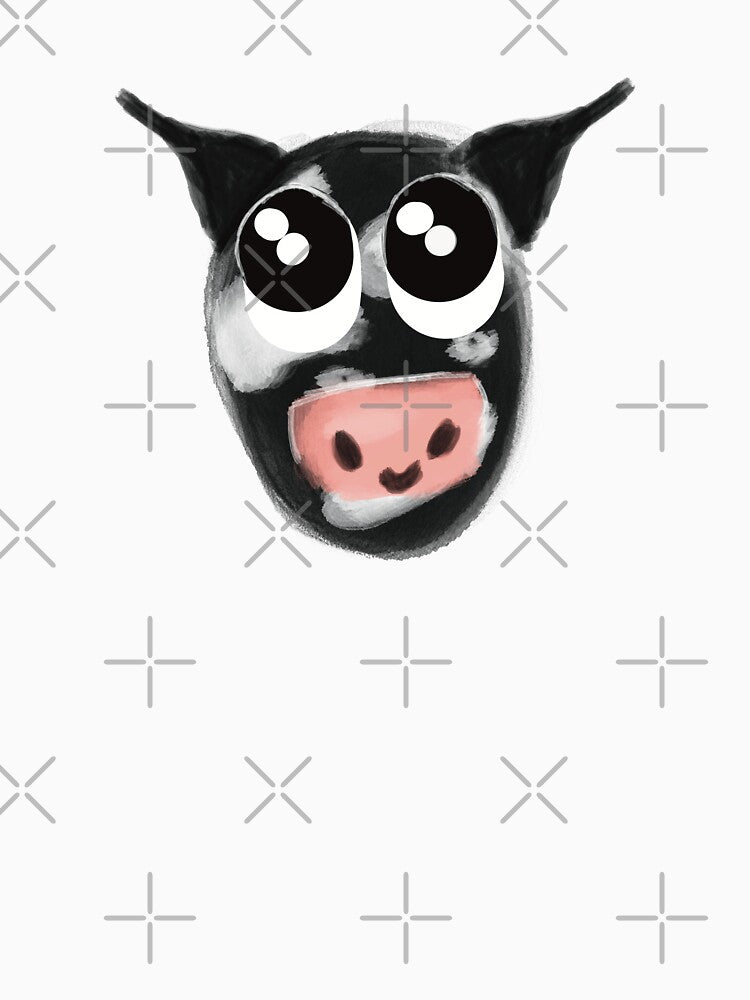 Cute Cartoon Cow by JadasArtDesigns
